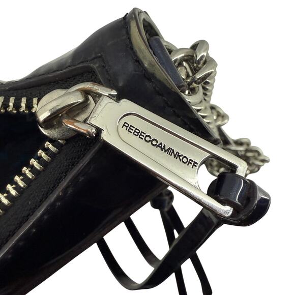 Rebecca Minkoff Hologram Mini Mac Patent Leather Silver Hardware - Picture 4 of 8